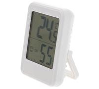 Hohopeti Thermomètre Intérieur Électronique Compact avec Hygromètre Précis Écran LCD Affichage Température Humidité Support Magnétique pour Maison et Extérieur