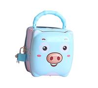 Hohopeti Tire Lire Piggy Bank de faveur de fête de Cochon Enfant Afficher Les économies de pièces Jouet de Fille Changer Le Bocal de Conservation économiseur de pièces Blue