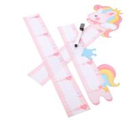Hohopeti Toise Murale Autocollante pour Chambre D’Garçon et Filles Stickers Muraux Animaux Cartoon Mesure Hauteur Garçon et Filles Amovible Décoration Murale Ludique pour Bébé et École