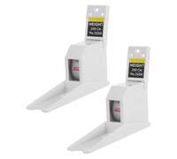 Hohopeti Toise Murale Rétractable 200 CM Lot de 2 Stadiomètre Portable en ABS et Fer Blanc Ruban de Mesure Corporelle Clair et Précis pour Bébés et Adultes Suivi de Croissance à