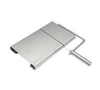 Hohopeti Trancheuse Fil Acier Inoxydable pour Fromage et Beurre Coupe-fromage Bloc Précis Outil Robuste pour Trancher Jambon et Fromages Usage Domestique et Réception