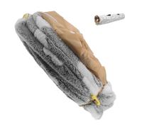 Hohopeti Tunnel pour Chat Intérieur Pliable Motif Os 2 Trous et Balle en Peluche Interactif Bruissant pour Chatons Tunnel Souple pour Cachette Jeu et Sommeil Compact et Léger