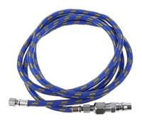 Hohopeti Tuyau d'Air Tressé pour Aérographe 1 Mètre, Connexion Flexible pour Pompe à Air, Joint de Liaison Solide, Compatible Outils Pneumatiques, Usage Bricolage et Beauté