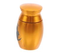 Hohopeti Urne pour Cendres de Lapin Inoxydable Urne Funéraire Compacte et Discrète pour Animaux de Compagnie Souvenir Mémorial Polyvalent pour Petits Animaux