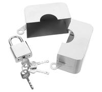 Hohopeti Verrou de Robinet D'eau en Acier Inoxydable 304 Couvercle Protecteur, Système de Verrouillage Sécurisé à Clé, Compatible Robinets 1,5-3 Pouces, Antivandalisme pour Jardin