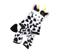 Hohopeti Vêtements Chiot Hiver Polaire Doux Manteau Chaud et Respirant pour Petit Chien Style Cartoon Cosplay Vache XXL