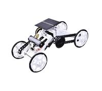 Hohopeti Voiture Solaire Quatre Roues DIY Véhicule Motorisé Apprentissage Scientifique Éducatif pour Garçon Fille et Développement Coordination Main-œil