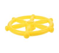 Hohopeti Volant Pirate pour Garçon Fille Accessoire Aire de Jeux Extérieur Jaune Kit Volant pour Cabane Balançoire et Structure de Jeu Plastique Résistant Aux Intempéries Installation