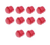 Hohota Lot de 10 boutons poussoirs de jeu de 30 mm et 24 mm for manette de flipper DIY(24mm pink)