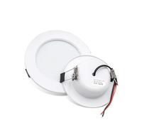 Hohota Lot de 10 spots LED encastrables ronds 110 V 220 V 12 V 24 V 5 W 9 W 12 W 15 W 18 W(Warm White,12W_DC12V)