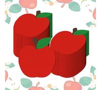 Hohota Lot de 20 serviettes de table en papier en forme de fruits, arc-en-ciel, citron, pastèque, pour fête d'anniversaire, décoration de mariage (pomme-YX040)