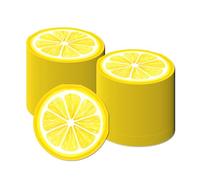 Hohota Lot de 20 serviettes de table en papier en forme de fruits, arc-en-ciel, citron, pastèque, pour fête d'anniversaire, décoration de mariage (Citron-YX029)