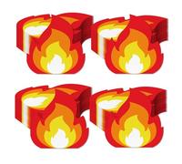 Hohota Lot de 40 serviettes de table en papier en forme de fruits, arc-en-ciel, citron, pastèque, pour fête d'anniversaire, décoration de mariage (Fire-YX023)