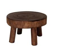 Hohota Support de Pot de Fleurs en Bois for Plantes, Tabouret de Support de Base for Pot de Fleurs, présentoir de Fleurs de Jardin(BL)