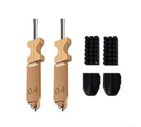 HOHOVYVY AD5X Buse d'extrusion en métal pour imprimante 3D Flashforge AD5X jusqu'à 300 °C Dissipation rapide de la chaleur pour PLA/ABS/PETG/TPU/PP/PC/Nylon (A)