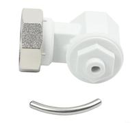 HOHOVYVY Adaptateur pour tête de thermostat de radiateur M30 x 1,5 - Raccord coudé gauche ou droit - Compatible avec Oventrop - Peu encombrant - Pour les endroits étroits
