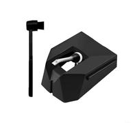 HOHOVYVY Aiguille de rechange pour tourne-disque Audio-Technica AT-VMN95E avec brosse de nettoyage Aiguille de balayage elliptique MM System