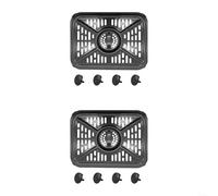 HOHOVYVY Airfryer Lot de 2 poêles de rechange en acier avec revêtement anti-adhésif et passe au lave-vaisselle Compatible avec Foodi DZ401/DZ550 10QT DualZone