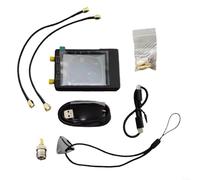 HOHOVYVY Analyseur de réseau vectoriel NanoVNA-H avec écran TFT de 2,8 pouces, plage de mesure 10 KHz-1,5 GHz, boîtier en ABS noir, pour émetteur à onde courte UV-RF et mesure d'antenne en laboratoire