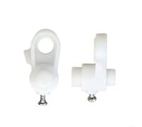 HOHOVYVY Bras pivotant pour déflecteur d'air blanc, maillon de connexion en plastique blanc, bras pivotant supérieur pour plaque de conduction d'air de climatisation, compatible avec 26583/35582 blanc