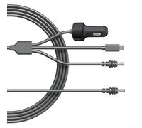 HOHOVYVY Câble d'alimentation 3 en 1 pour Starlink Mini 100 W Chargeur de Voiture Câble DC Type C vers DC 300cm/5m (300cm)