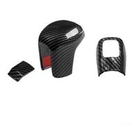 HOHOVYVY Couvercle de pommeau de levier de vitesse en fibre de carbone pour Civic 10e génération 2016-2020 Décoration intérieure Ajustement précis Matériau ABS noir