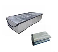 HOHOVYVY Couverture d'isolation thermique pour porte de grenier et trappe d'escalier, feuille d'aluminium protection isolante contre la perte de chaleur et la poussière, montage facile pour les