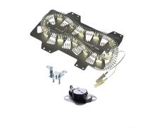 HOHOVYVY DC47-00019A Kit de rechange pour sèche-linge Samsung avec thermostat DC47-00018A et fusible thermique DC96-00887A en métal pour une répartition uniforme de la chaleur