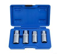 HOHOVYVY Extracteur de boulons excentrique à double tête 6/8/10/12 mm pour vis cassées ou endommagées en métal avec entraînement carré de 1/2" avec boîte de rangement