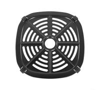 HOHOVYVY Grille pour friteuse à air chaud, plaque de gril en acier inoxydable avec amortisseur en caoutchouc pour accessoires de friteuse à air chaud (20,8 × 20,8 cm)