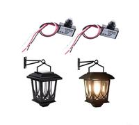 HOHOVYVY Interrupteur crépusculaire, capteur crépusculaire, 2 interrupteurs crépusculaires IP65 pour éclairage extérieur, cellule photo 120 V avec capteur jour/nuit pour lampes
