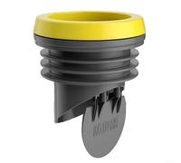 HOHOVYVY Joint de cire pour bride de toilette - 110 mm - En silicone ABS - Avec clapet anti-retour intégré - Installation anti-fuite et protection contre les odeurs (bride)