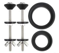 HOHOVYVY Joints de réservoir de chasse d'eau, kit de fixation pour siège de toilette, kit de fixation avec vis et joints, pièces de rechange