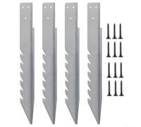HOHOVYVY Kit d'ancrage au sol pour charges lourdes - Pour balançoire de jardin - Avec vis de montage - 400 mm