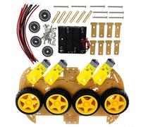 HOHOVYVY Kit de construction de robot 4WD Smart Car Chassis Kit voiture avec capteur de vitesse pour Arduino