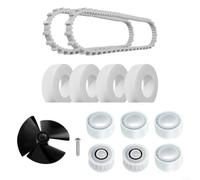 HOHOVYVY Kit de pièces de rechange avec impeller, roues d'escalade et sangles pour robot de piscine Dolphin compatible avec Edge, Discovery, Cayman, Saturn, Z5, S200/S300/S300i