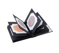 HOHOVYVY Livre de test optométrique Ishihara avec 38 tableaux de couleurs pour détecter la faiblesse rouge-vert et les troubles de la vision des couleurs Format d'album pratique