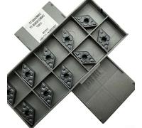 HOHOVYVY Lot de 10 plaques de taraudage tournantes DNMG150608-TF IC907 DNMG442-TF en métal dur pour acier CNC Machines Usinage de précision