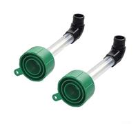 HOHOVYVY Lot de 2 adaptateurs de tuyau d'évacuation de climatisation en ABS/PVC pour éliminer le colmatage pour ouverture de tuyau de 1 pouce et tuyaux d'aspirateur humide de 1-1/4, 1-1/2, 1-7/8, 2-1