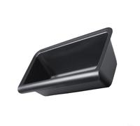 HOHOVYVY Lot de 2 boîtes de rangement sous le siège pour Tesla Model Y 2025 TPE Matériau avec couvercle 38 × 19,3 x 10,2 cm Noir Organiseur