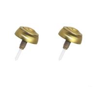 HOHOVYVY Lot de 2 boutons de chasse d'eau à double chasse pour Siamp pour Optima 49 - Trous de chasse d'eau standard 16-50 mm - Doré