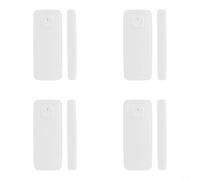 HOHOVYVY Lot de 4 capteurs WiFi de porte et de fenêtre pour automatisation intelligente - Compatible avec Tuya, Alexa et Google Assistant - Connexion 2,4 GHz