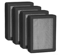 HOHOVYVY Lot de 4 filtres de rechange pour purificateur d'air avec élimination efficace de la poussière et des particules compatibles avec le modèle LV-H128 LV-H128-RF pour un air propre dans la