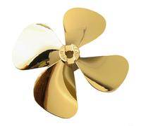 HOHOVYVY Modèle de bateau RC 55 mm/60 mm Hélice en métal 4 lames 4 mm pour RC Marine ROV (D60 mm main gauche)