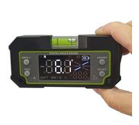 HOHOVYVY Niveau à bulle numérique, inclinomètre horizontal numérique compatible avec Bluetooth, rapporteur d'angle LCD à deux axes (DC170 W)