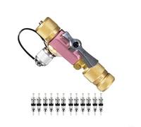 HOHOVYVY Outil de démontage d'insert de valve 5/16" avec double tête et capuchon magnétique, compatible pour R1234YF/R410A/R22/R32, métal, adapté pour l'entretien de climatisation et HVAC