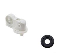 HOHOVYVY Pièce de rechange pour ventilateur sur pied, support articulé de cou, support pivotant pour ventilateur de table et ventilateurs muraux en plastique blanc (A)