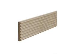 HOHOVYVY Plinthe autocollante en bois synthétique 200 x 8 cm, bande décorative imperméable pour décoration murale et protection des bords, montage facile sans clous pour salle de bain (E)