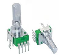 HOHOVYVY Potentiomètre 2,5 K avec rotation à 360 degrés, régulateur vertical à 4 broches pour pédale audio et guitare en acier inoxydable