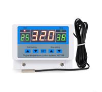 HOHOVYVY Régulateur de température 220 V, régulateur de température numérique, AC 220 V 5000 W, thermostat numérique 30 A, interrupteur DC 12 V 24 V (CA 220 V 5000 W)